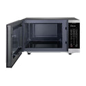 Sharp SM327FHS Flatbed Microwave Oven Stainless Steel, Front view with door open