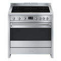 Smeg 90 x 60cm Compact Cooker with Electric Oven & Induction Hob A1PYID9, Front View