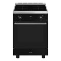 Smeg 60cm Cooker with Induction Hob C6IPBLT2, Front View
