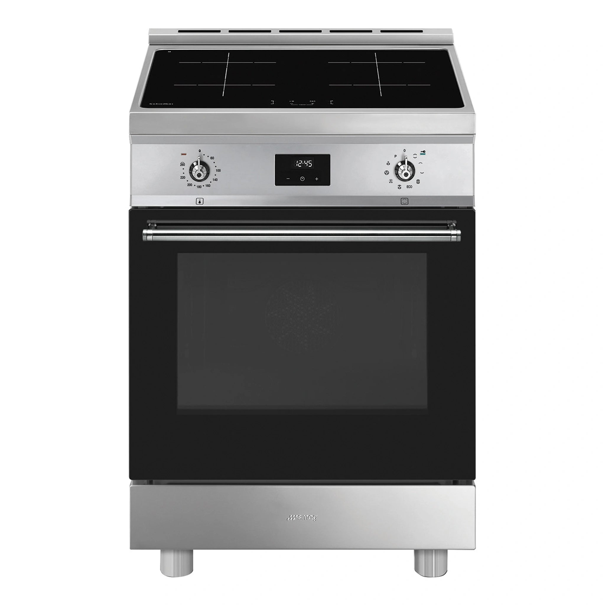 Smeg 60cm Classic Cooker with Induction Hob C6IPXT2, Front View