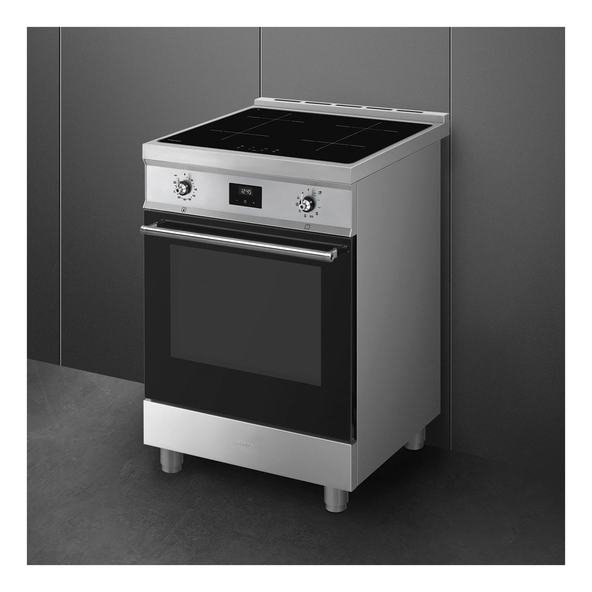 Smeg 60cm Classic Cooker with Induction Hob C6IPXT2, Right Side View