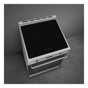 Smeg 60cm Classic Cooker with Induction Hob C6IPXT2, Left Side View