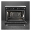 Smeg 90cm Induction Freestanding Oven Cooker C9IMMB2, Front View With Door Open 2