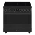 Smeg 90cm Freestanding Induction Hob Cooker C9IMN2, Front View