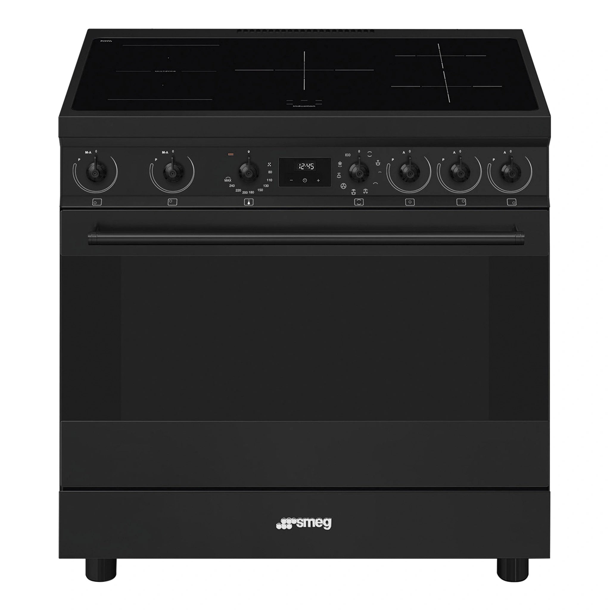 Smeg 90cm Freestanding Induction Hob Cooker C9IMN2, Front View