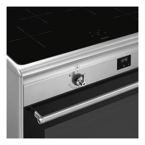 Smeg 90cm Cooker with Induction Hob CG90CIXT, Control Panel View 2