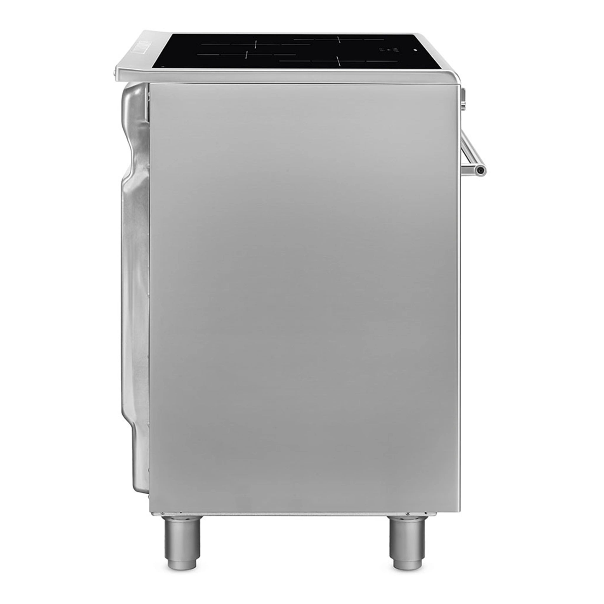 Smeg 90cm Cooker with Induction Hob CG90CIXT, Side View