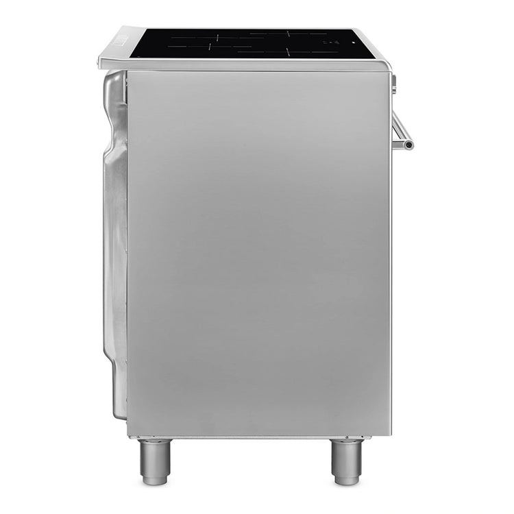 Smeg 90cm Cooker with Induction Hob CG90CIXT, Side View