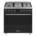 Smeg 90cm Cooker with Gas Freestanding Cooker CSP9GMMBA2, Front View