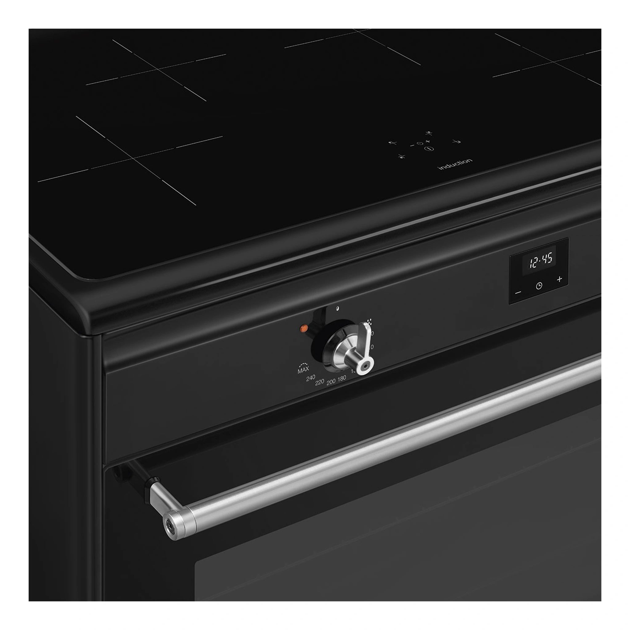 Smeg Cooker with Induction Hob CX91IMBL, Control Panel View 2