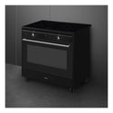 Smeg Cooker with Induction Hob CX91IMBL, Front Right Side View