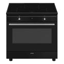 Smeg Cooker with Induction Hob CX91IMBL, Front View