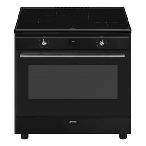 Smeg Cooker with Induction Hob CX91IMBL, Front View
