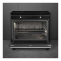 Smeg Cooker with Induction Hob CX91IMBL, Front View With Door Open