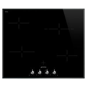Smeg Ceramic Hob 60cm Classic Aesthetic SA661X2, Front View