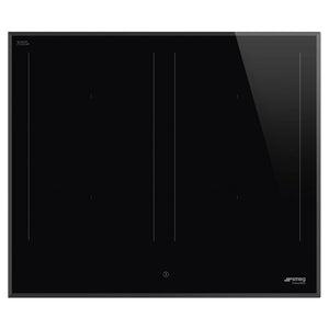 Smeg Induction Hob 60cm Universale Aesthetic SAI3644B, Top View