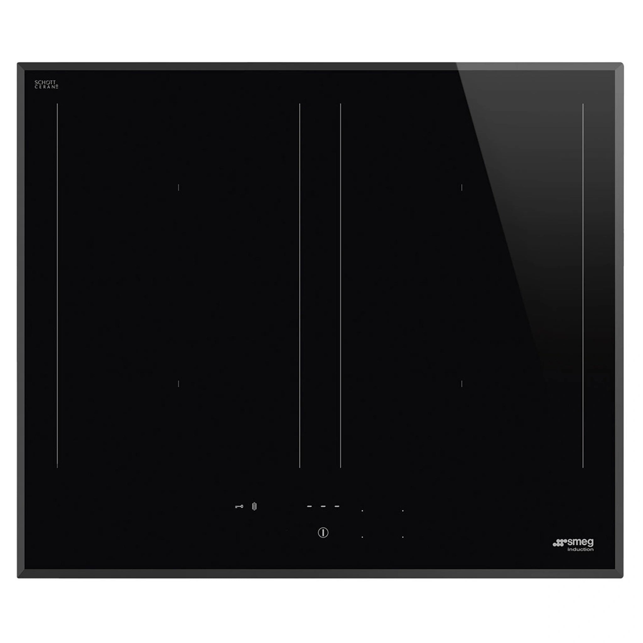 Smeg Induction Hob 60cm Universale Aesthetic SAI3644B, Top View 2