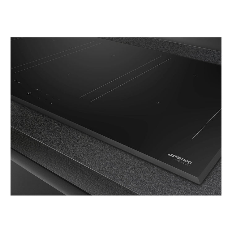Smeg Induction Hob 90cm Universale Aesthetic SAI3964B, Right Side View