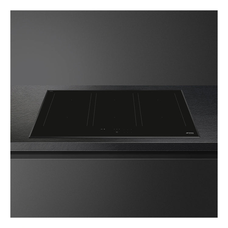 Smeg Induction Hob 90cm Universale Aesthetic SAI3964B, Top View