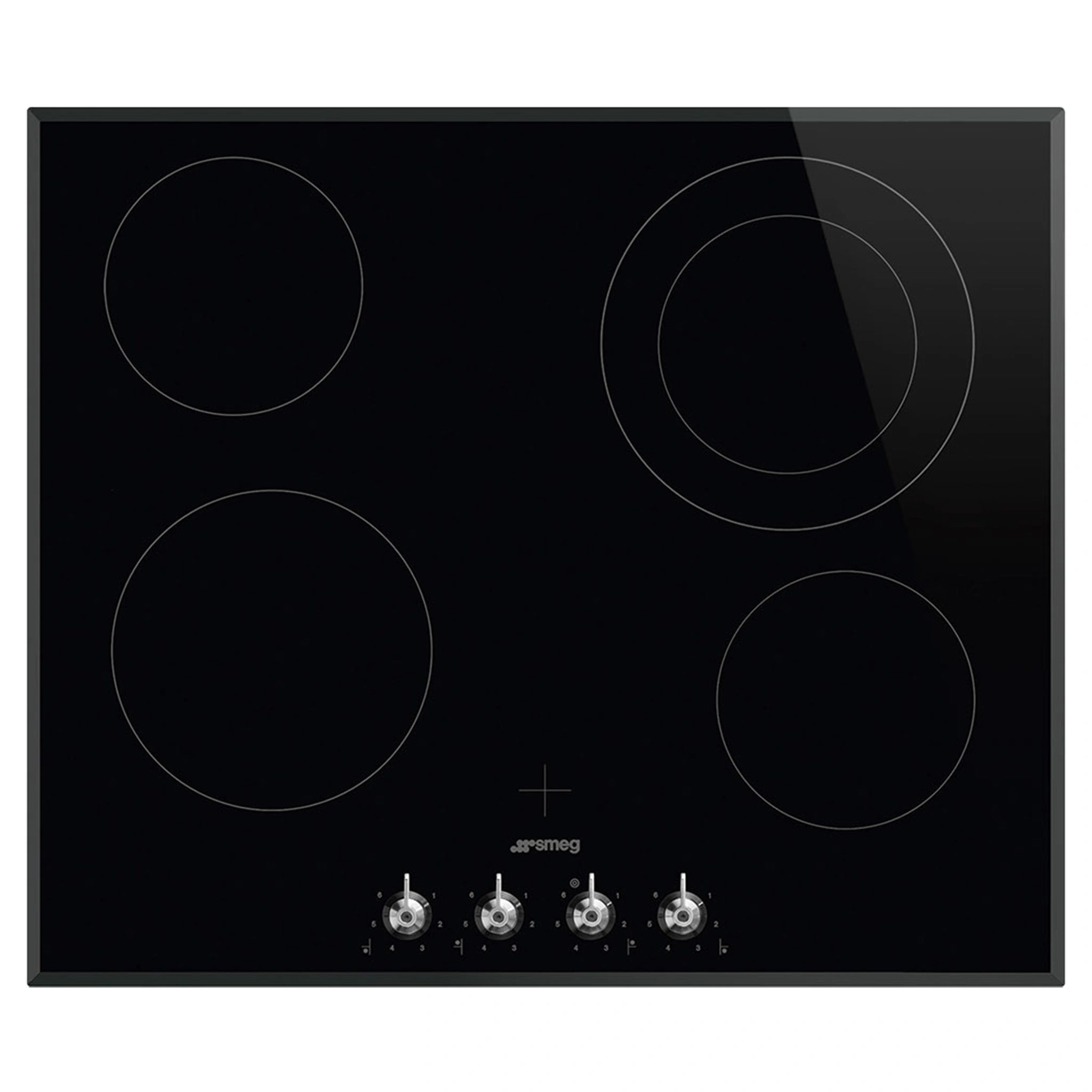 Smeg SE364ETBM Ceramic Hob 60cm Classica Aesthetic