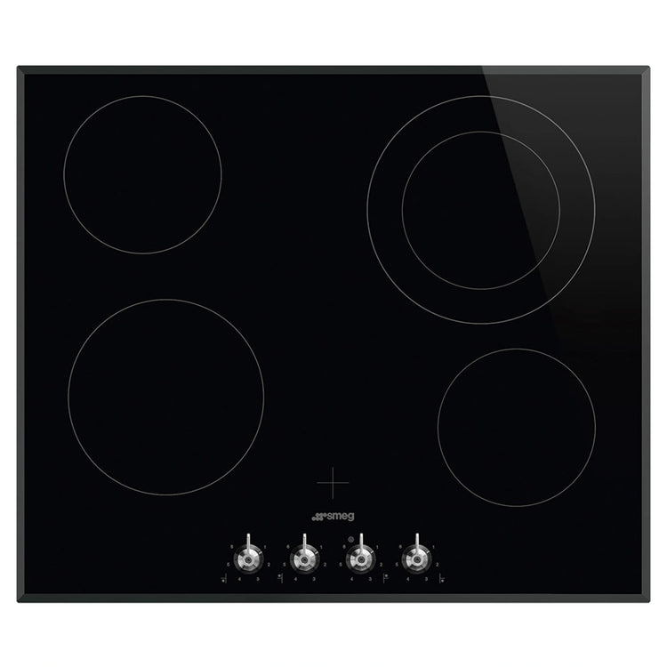 Smeg SE364ETBM Ceramic Hob 60cm Classica Aesthetic