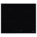 Smeg 60cm Ceramic Electric Hob with 4 Zones & Boost SE464TB, Front View