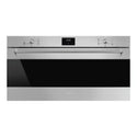 Smeg 90cm Classic Aesthetic Built-In Oven SFRA9300X, Front View