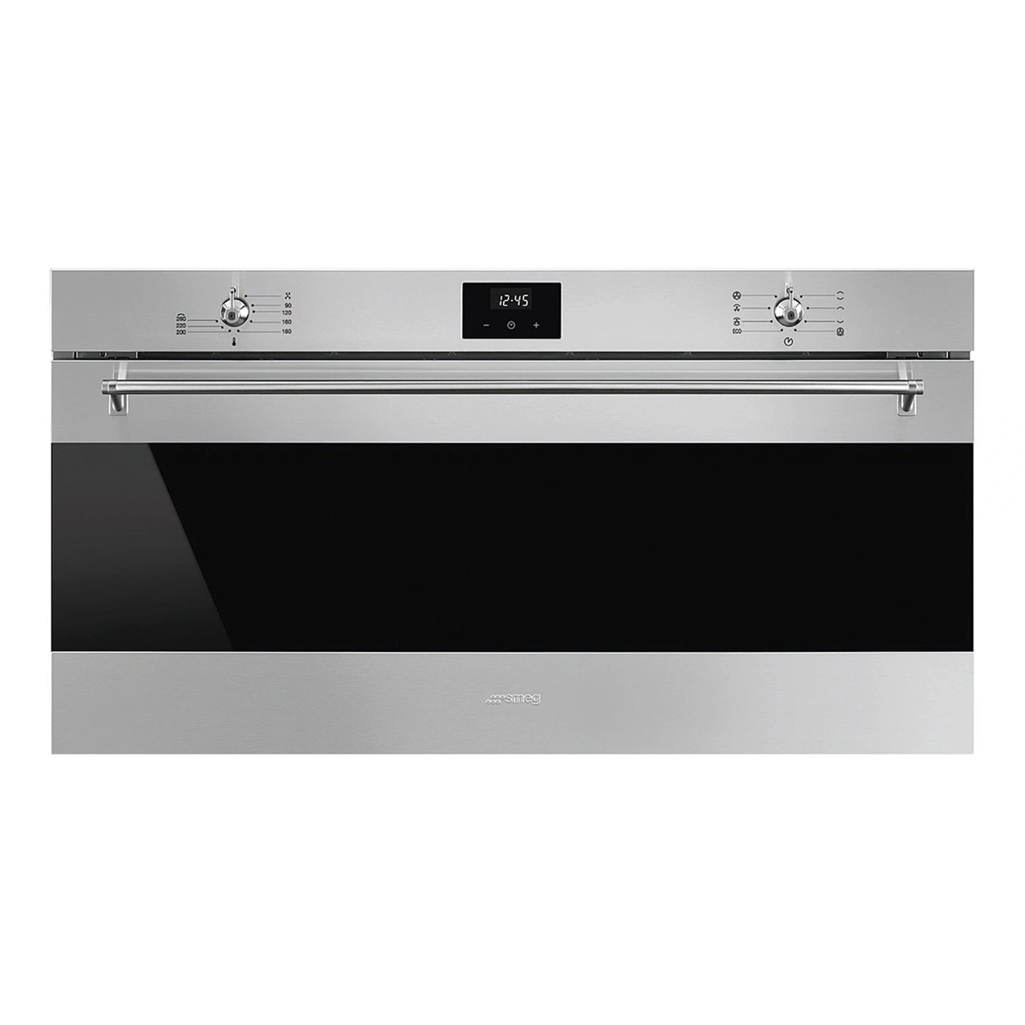 Smeg 90cm Classic Aesthetic Built-In Oven SFRA9300X, Front View