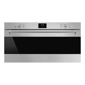Smeg 90cm Classic Aesthetic Built-In Oven SFRA9300X, Front View