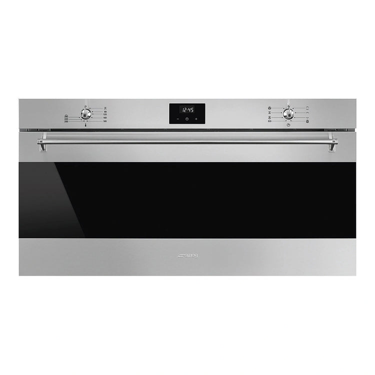 Smeg 90cm Classic Aesthetic Built-In Oven SFRA9300X, Front View