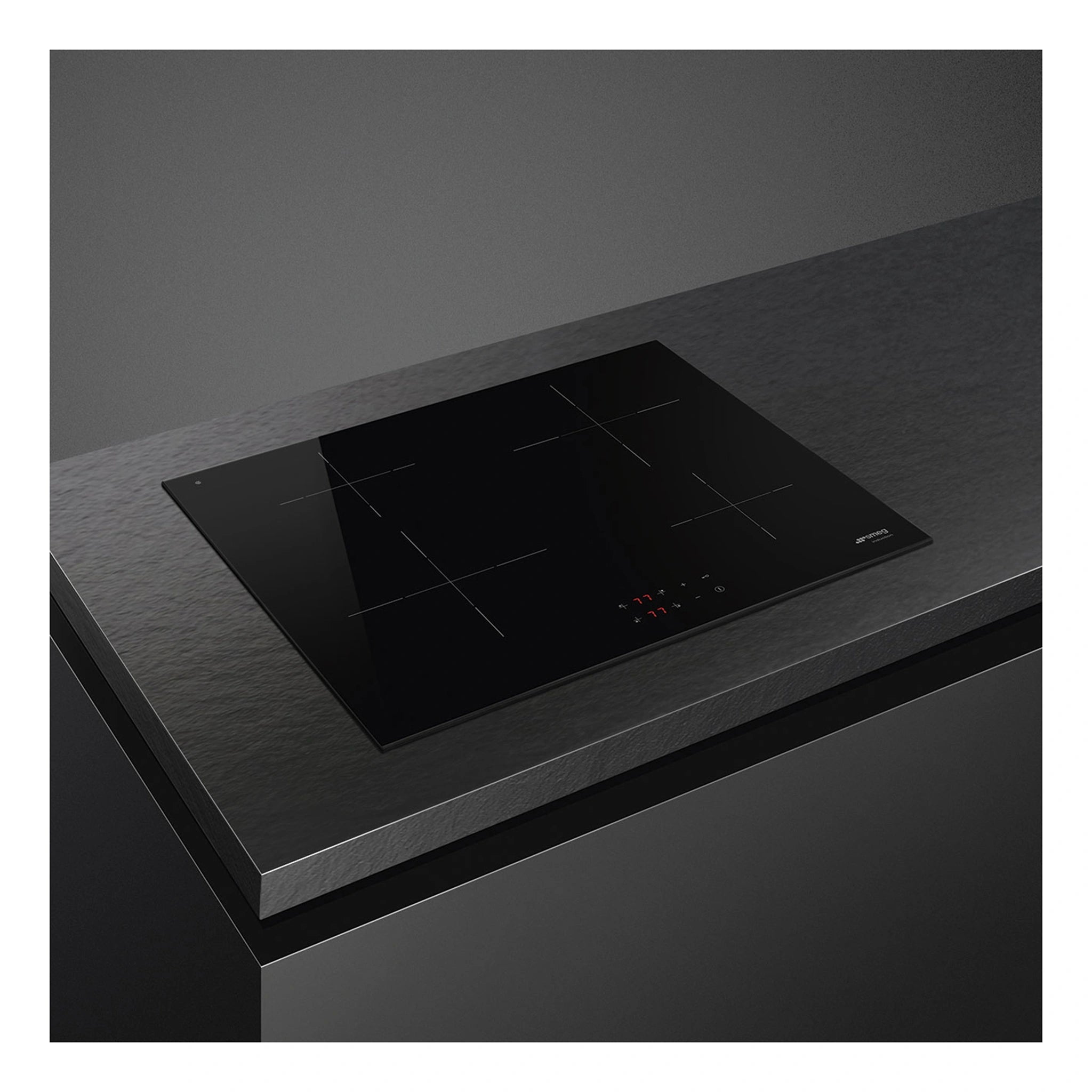 Smeg Induction Hob 60cm Universale Aesthetic SI2641DAU, Left Side View