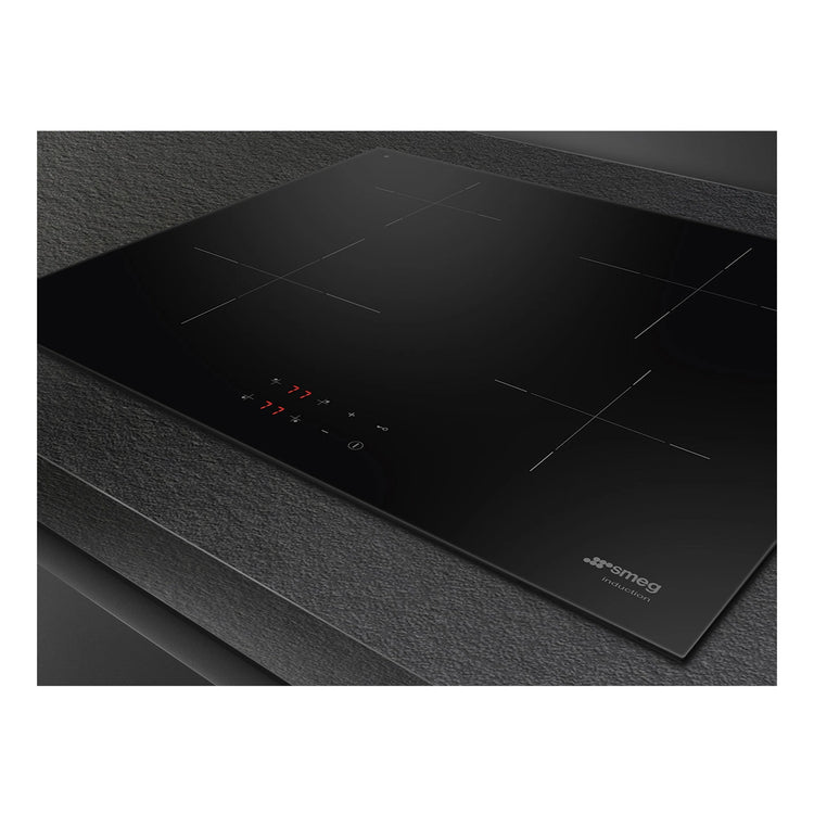 Smeg Induction Hob 60cm Universale Aesthetic SI2641DAU, Right Side View