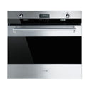 Smeg SOA330X1 130L 76cm Classic Pyrolytic Oven, Front view