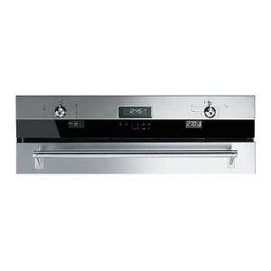 Smeg SOA330X1 130L 76cm Classic Pyrolytic Oven, Control panel view