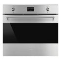 Smeg 76cm Classic Pyrolytic Oven with Single Point Probe SOPA3302TPX, Front View