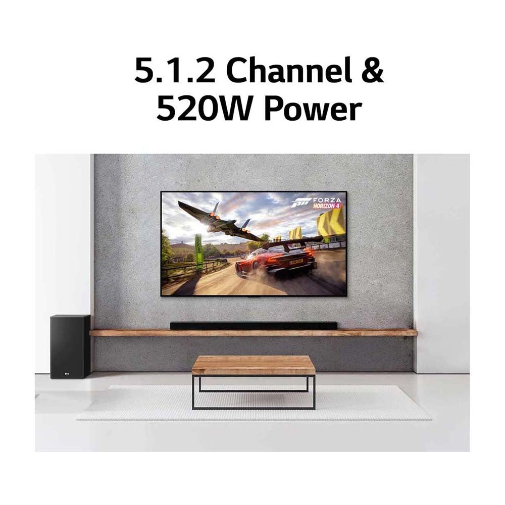 LG SP9YA 5.1.2 Ch 520W Sound Bar with Dolby Atmos