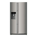Smeg SR610X 608L Side By Side Fridge, Front view with doors open