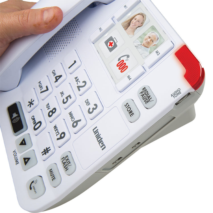 Uniden SSE34 Sight & Sound Enhanced Corded Home Phone System