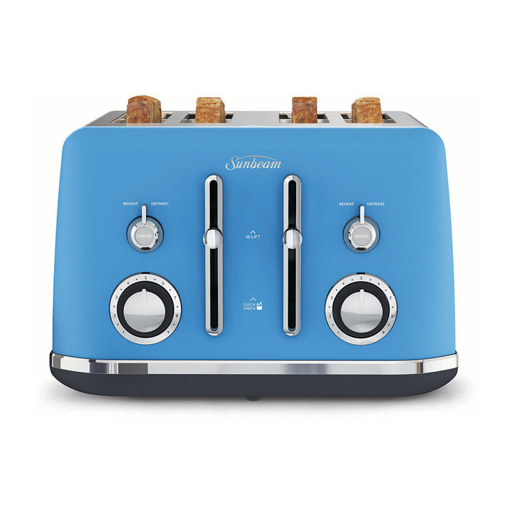 Sunbeam TA2740B Blue Slice Toaster Appliance Giant