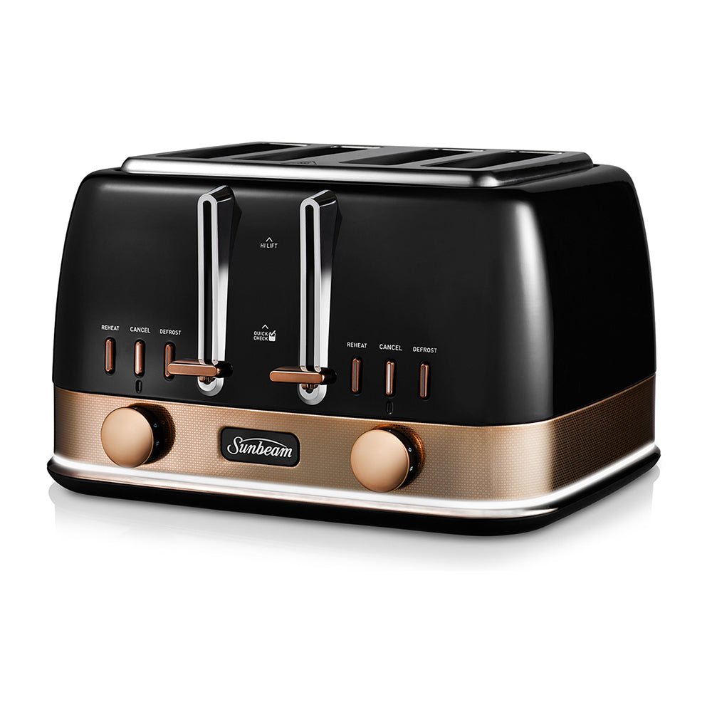 Applica Spectrum Toaster Sunbeam TA4440KB 4 Slice Toaster | Appliance Giant