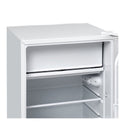 Teco 117L Bar Fridge White TBF117WMDE, Glass shelf view