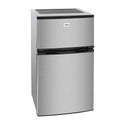 Teco 84L Bar Fridge Silver TBF84SMTA, Front right view