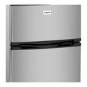 Teco 84L Bar Fridge Silver TBF84SMTA, Front top view