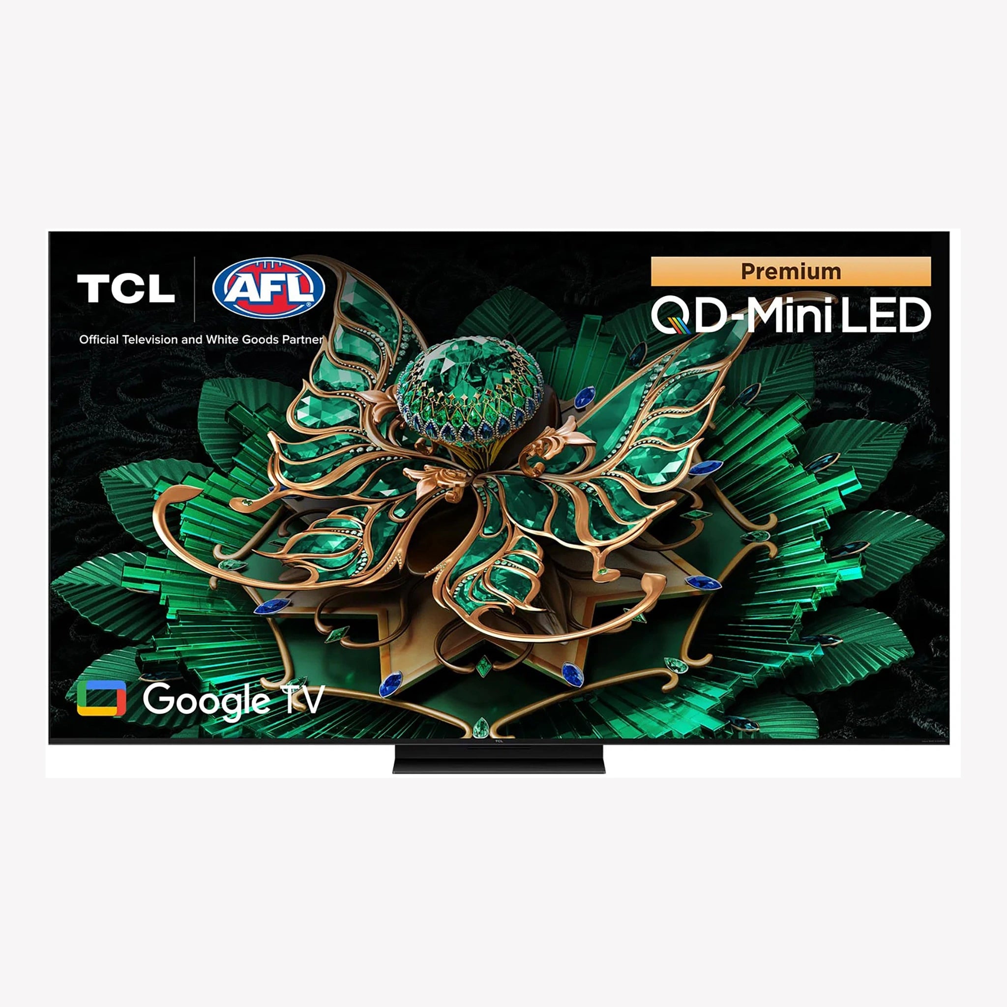 TCL 55 Inch C7K 4K Premium QD-Mini LED Google TV 55C7K, Front View