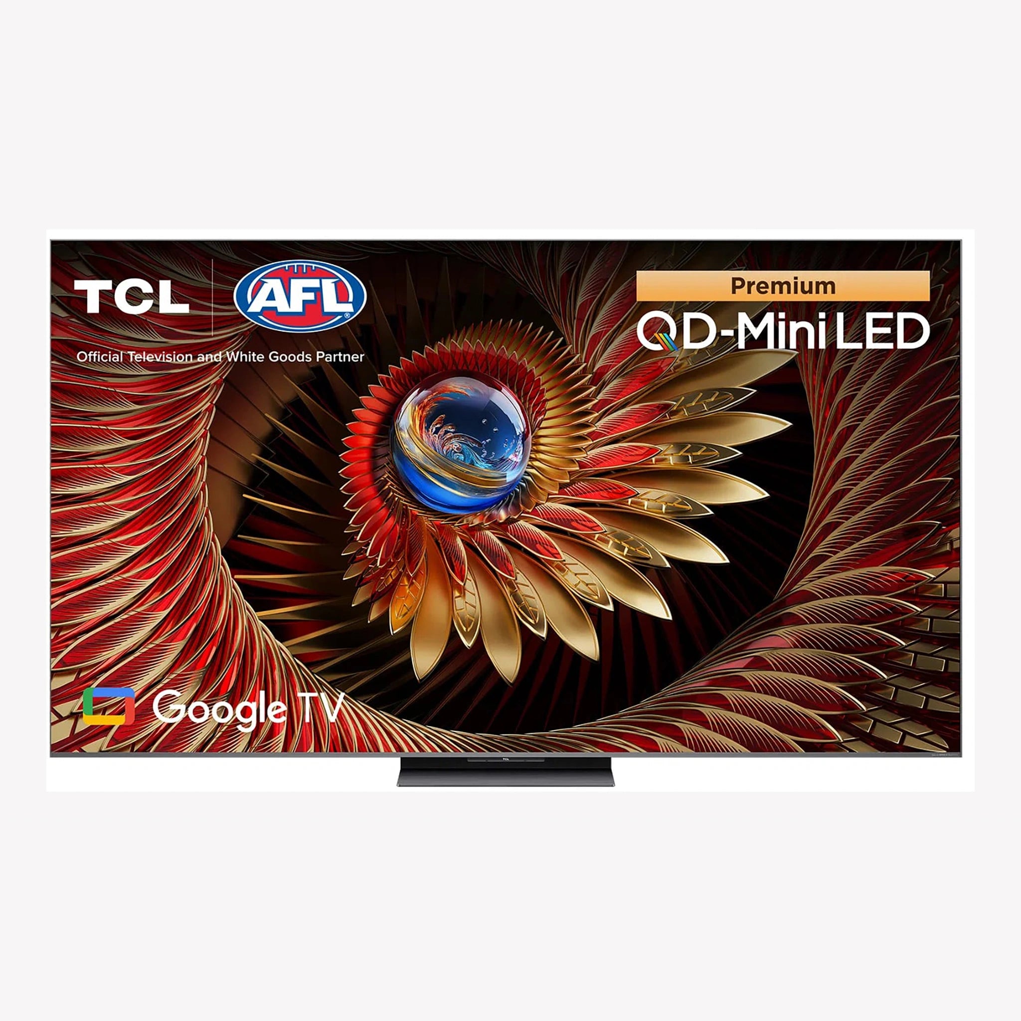 TCL C8K Premium QD-Mini LED TV 85C8K, Front View