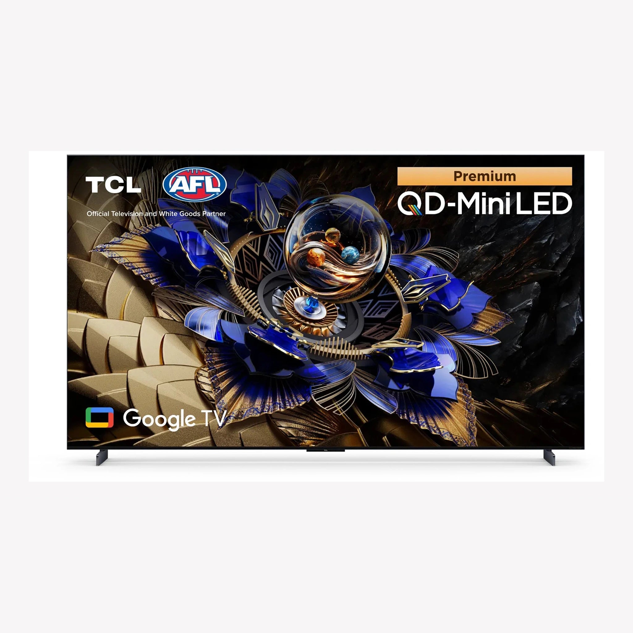 TCL 85-inch X11K Series 4K UHD HDR QD-Mini LED Smart TV with Google TV 85X11K, Front View