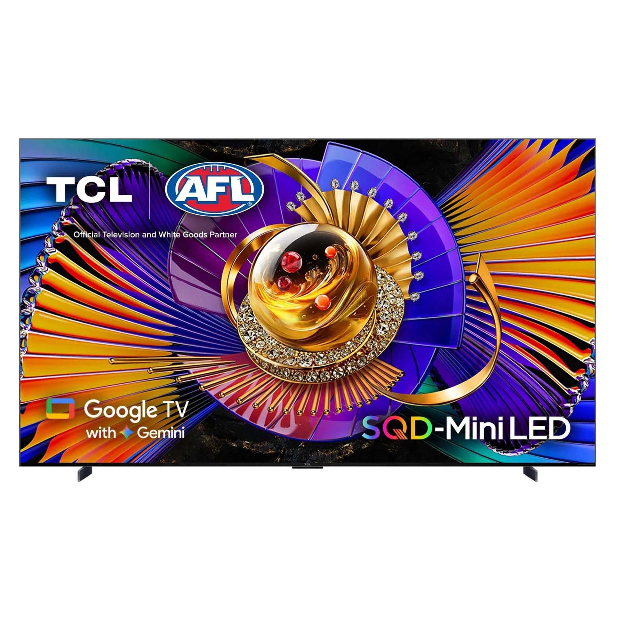 TCL 98 Inch C7L SQD-Mini LED 4K Google TV 98C7L, Front View Feature