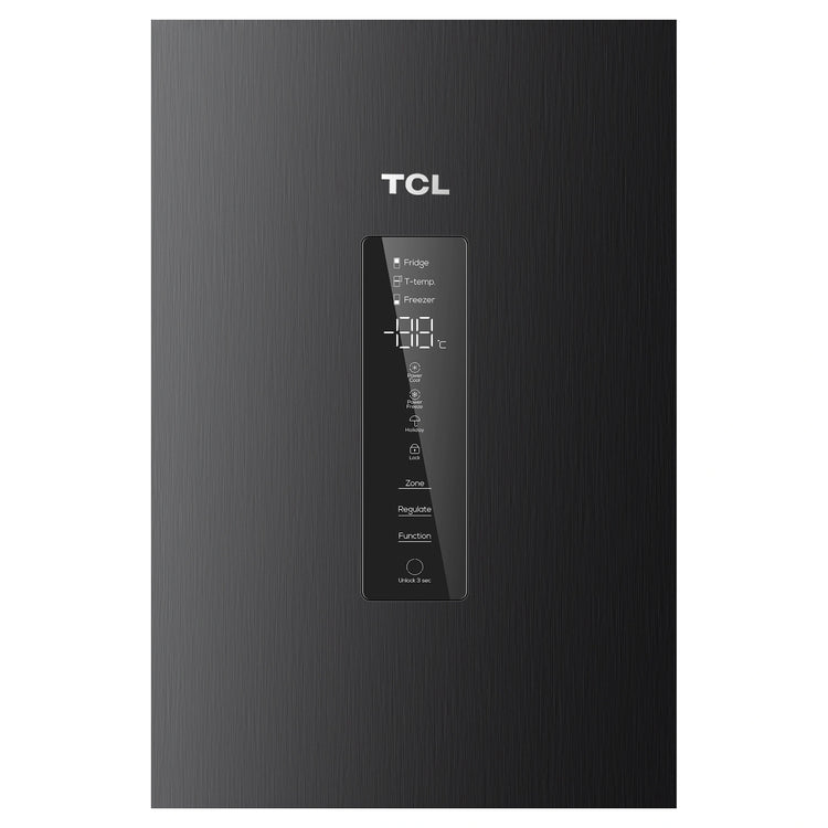 TCL 412L Bottom Mount Fridge C440BFB, Control Panel View