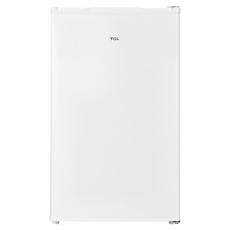 TCL 121L White Reversible-Door Bar Fridge F122SDW, Front View