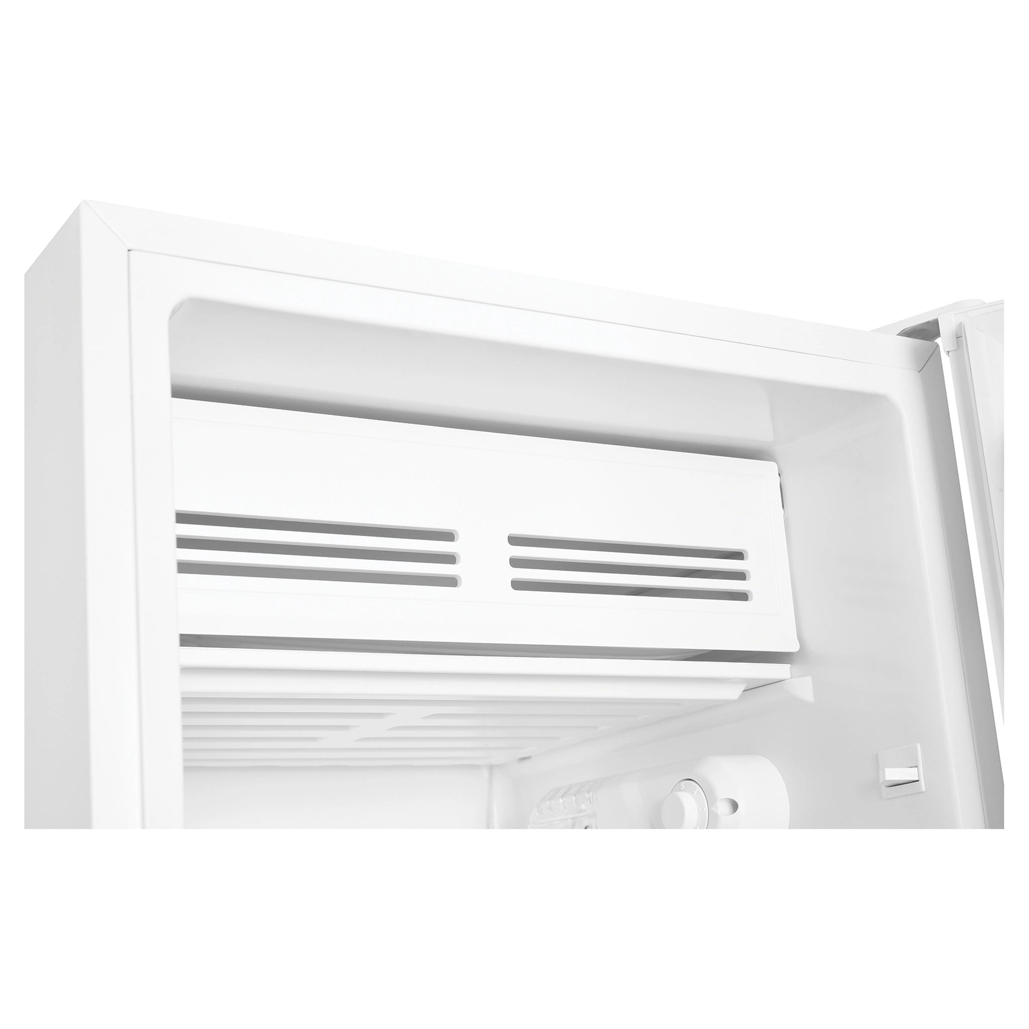  TCL 121L White Reversible-Door Bar Fridge F122SDW, Icebox View
